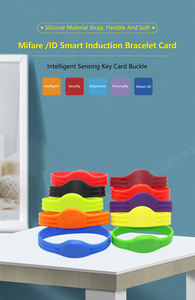 125KHZ EM4100 Tk4100 निविड़ अंधकार सिलिकॉन पुन: प्रयोज्य आरएफआईडी Wristband कंगन टैग निकटता चिप अभिगम नियंत्रण टैग - Product Image 4
