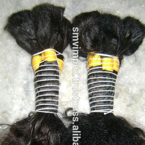 Pelo a granel sin procesar. Precio de descuento de alta calidad tamaños específicos de cabello crudo indio virgen. Color natural y pelos naturales - Product Image 3