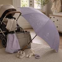 Parapluie de golf de luxe extra large de 30 pouces, coupe-vent, robuste, avec poignée en bois, classique, personnalisable avec logo, marque Baby