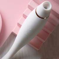Saug-Vibrator 2-in-1 Wiederaufladbarer Vibrator für Frauen Silikon Sexspielzeug Masturbationshilfen