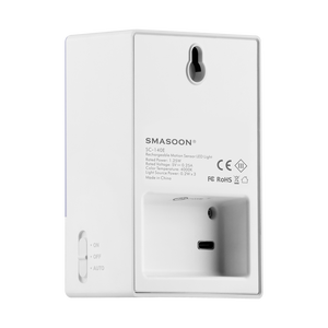 带运动传感器的 LED 灯，带暖白色可充电电池，可调光，现代设计，适合卧室 - Product Image 6