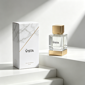 Tapas Magnéticas Personalizadas de Lujo, Botellas de Perfume Cuadradas Transparentes Esmeriladas de 30 ml, 50 ml, 100 ml con Pulverizadores y Cajas de Empaque - Product Image 4