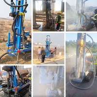 Collecteur de poussière pneumatique pour perceuse au diamant Boîte de vitesses de pompe à moteur diesel Changement automatique de tige Plate-forme de forage minier DTH efficace