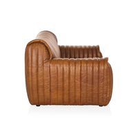 Canapé de luxe rembourré durable pour villa, design moderne et élégant