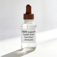 Complément liquide OEM pour la purification et la détoxification du foie, des reins et du côlon, à base de chardon-marie, en gouttes, marque privée