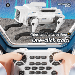 Global Drone 2026 Best-seller transfrontalier : <span class=keywords><strong>Robot</strong></span> intelligent télécommandé <span class=keywords><strong>Wolf</strong></span>, contrôlé par la voix, avec fonctions d'éclairage et <span class=keywords><strong>de</strong></span> musique - Product Image 5