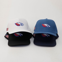 Topi Baseball Snapback 5 Panel Bordir Hewan Custom Langsung dari Pabrik, Dapat Disesuaikan, untuk Berburu di Luar Ruangan