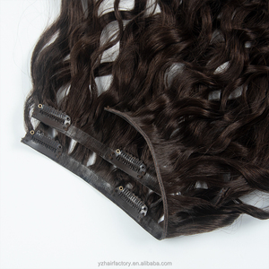 Nouvel Arrivage Extensions de Cheveux 100% Humains Russes Remy Invisible Genius PU Clip Ins Vente en Gros Extensions de Cheveux à Clip Sans Couture 150G - Product Image 4