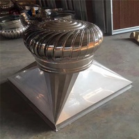 Cheminée automatique forte aspiration champignon éolienne monté sur le toit ventilateur d'extraction