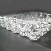 Barquettes jetables transparentes en PET pour 10 œufs de caille – Boîtes d'emballage pour œufs de volaille, jus, sushis, pizzas et gelées