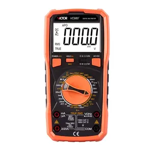 VICTOR 980+ Digital Multimeter Manual Range multimetros with Voltage Current Capacitance Frequency