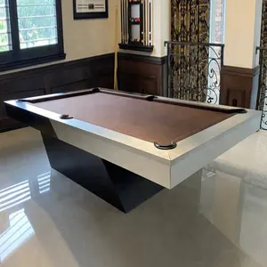 Hot Sale 9ft 8ft Billardtisch Mode USA Stil 7 ft Fuß Klapp Snooker Top-Qualität Schiefer Massivholz Bein Luxus Billardtisch