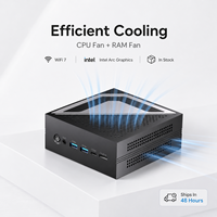 Mini PC Core Ultra con Intel Ultra 5 125H, Intel AI Boost NPU y Gráficos Intel Arc para IA de Borde, Oficina y Oculink