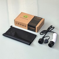 Adaptateur de prise femelle Type 2 vers 16A pour VE, prise d'alimentation EVSE pour station de recharge, convertisseur mobile 0,5M 1,5M 5M pour camping en véhicule électrique