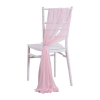 Ventes Directes d'Usine Écharpes en Chiffon pour Chaises de Mariage, Banquets d'Hôtel, Fêtes Nuptiales, Spectacles en Extérieur et sur Plage
