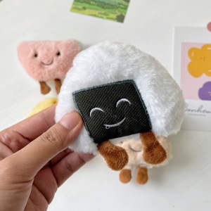 Venta al por mayor de juguetes masticables para perros personalizados dibujos animados lindo huevo escalfado pan bola de arroz suave duradero interactivo chirriante pequeño juguete de peluche para mascotas - Product Image 5