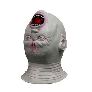 Masque en latex d'Halloween, tête de fantôme effrayante à l'envers, accessoires de fête - Product Image 5