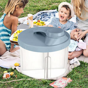 BPA Free PP Baby Milk <b>Powder</b> Container With Lid And Handle For Refrigerator Storage Round Straight <b>Body</b> Design - Product Image 3