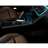 Kit d'éclairage d'ambiance de luxe pour voiture BMW Série 3 F30, bande LED intérieure en fibre optique acrylique, vente directe usine