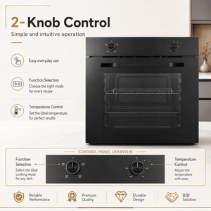 Forno Elettrico da <span class=keywords><strong>Incasso</strong></span> 66L con Convezione Singola, Ventola di Raffreddamento e Ventola di Convezione - Product Image 4