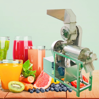 Duurzame spiraalvormige sapcentrifuge voor sapwinkels, 500 kg/uur industriële koudpers sapcentrifuge, spiraalvormige fruitextractor