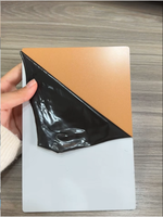 Panel Compuesto de Aluminio (ACP) Dorado con Revestimiento de PVDF de Alta Calidad para Revestimiento de Paredes Exteriores de Edificios