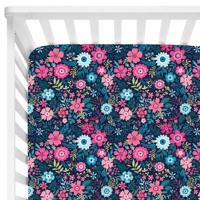 Sprei Tempat Tidur Bayi Bambu Cetak Bunga Kustom, Lucu, Nyaman, Gaya Kasual, Aksesoris Tempat Tidur Lembut