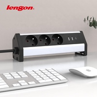 Vente en gros de prises électriques pour table de conférence avec chargeur USD-A 2A1C