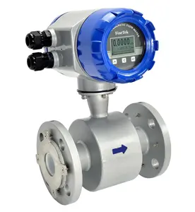 ステンレス鋼熱ガス質量流量計1% 精度OEMサポート対策酸素CO2液体水油LCDディスプレイ付き - Product Image 1