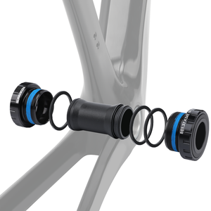 RIDERACE Boîtier <span class=keywords><strong>de</strong></span> pédalier fileté en acier pour vélo, en alliage d'aluminium, pour axe BB <span class=keywords><strong>de</strong></span> 24 mm, largeur <span class=keywords><strong>de</strong></span> coque 68-73 mm, accessoires <span class=keywords><strong>de</strong></span> vélo - Product Image 5
