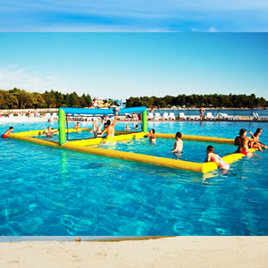 Terrain <span class=keywords><strong>de</strong></span> volley-ball gonflable portable, étanche, flottant sur l'eau, pour piscine, <span class=keywords><strong>parc</strong></span> aquatique extérieur, <span class=keywords><strong>jeux</strong></span> sportifs <span class=keywords><strong>de</strong></span> fête - Product Image 2