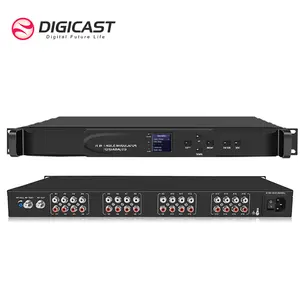 DMB-6100HチャンネルHD-アナログ変調器TVコンバーターアジャイル変調器