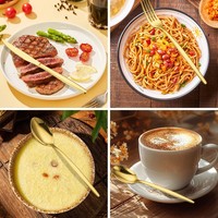 Ensemble de couverts 24 pièces pour 6 personnes, en acier inoxydable de qualité alimentaire