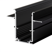 Nouveau design, rail lumineux magnétique en aluminium pour intérieur, spot LED encastré en surface, 2700K blanc chaud, Ra90, durée de vie de 50 000 heures