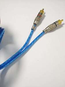 สาย RCA คุณภาพสูงจากโรงงาน ขายส่ง สายแยก Y สำหรับเครื่องเสียงรถยนต์ แบบถักป้องกันสัญญาณรบกวน ทองแดง - Product Image 2