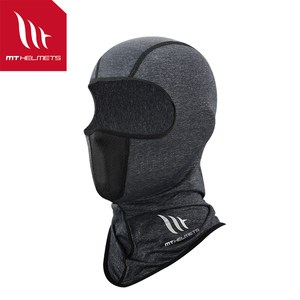 Masque de moto MTHELMETS Cool Riding Mask gris foncé, protection intégrale du visage, accessoire de moto - Product Image 2