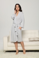 Robe de Nuit Sexy Femme, Peignoir Long en Coton, Robe de Chambre Confortable en Modal et Bambou pour Femmes