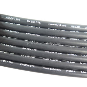 SAE 100 R3 EN 854 3te 160 бар высокого давления Синий Гладкий текстильный плетеный резиновый шланг для воды - Product Image 6