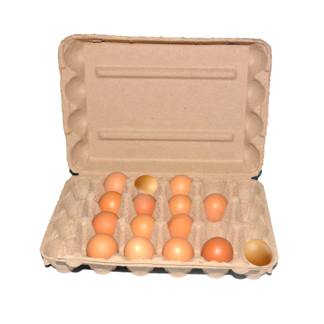 Customized Durable Biodegradable 30 Holes Eggs Storage Holders Boxes Pulp Eggs Cartons Packaging Egg Tray