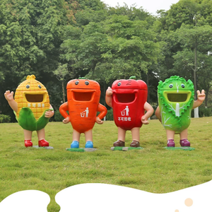 Adorno de Hongo Gigante de Dibujos Animados con Luces LED Personalizadas, Escultura de Fibra de Vidrio para Parques de Diversiones, Halloween, Año Nuevo - Product Image 4