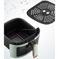 Friteuse Électrique Industrielle 5L 8L Grande Capacité Multifonctionnelle Intelligente Silver Crest Air Fryer Smart