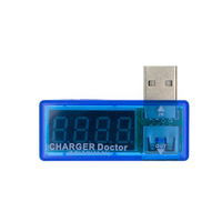 Medidor de Corriente y Voltaje USB Digital, Mini Probador de Corriente y Voltaje Portátil, Doctor de Cargadores