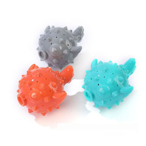 Nouveau jouet à mâcher interactif en TPR en forme de poisson-globe, résistant à l'usure, pour animaux de compagnie, fournitures apaisantes pour animaux de compagnie - Product Image 4