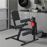 Machine d'extension et de flexion des jambes à charge de plaques réglable ZYfit, machine rotative spéciale, développe les quadriceps et les ischio-jambiers