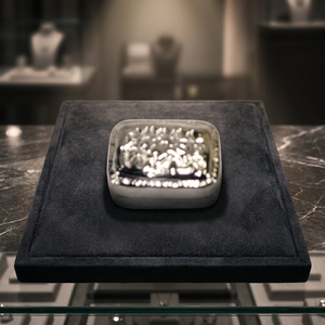 Conteneur en laiton plaqué argent - Product Image 3