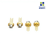 Diode laser rouge UOC Original Package U-LD-66A051A 660nm 100mW TO-18 5.6mm pour usage industriel, application médicale