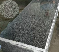 Dalles de pavage extérieures modernes en granit G654 gris flammé, légères, 300x300mm, 30mm d'épaisseur, pour allée