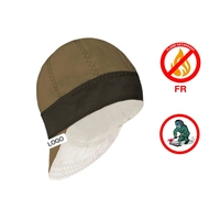 Casque de soudeur ignifuge réversible, chapeau de soudeur en coton pur, lavable et durable pour l'Europe et l'Amérique