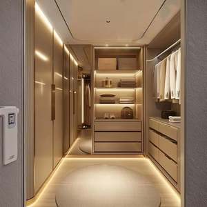 Système de dressing sur mesure de qualité supérieure 2025 avec conception gratuite, supports TV, solution de rangement - Product Image 1