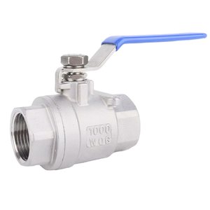 Válvula de Bola de Acero Inoxidable 316 de 3/4'', 2 Piezas, Paso Completo, Alta Temperatura, 500 psi, para Agua/Gas/Aceite - Product Image 4